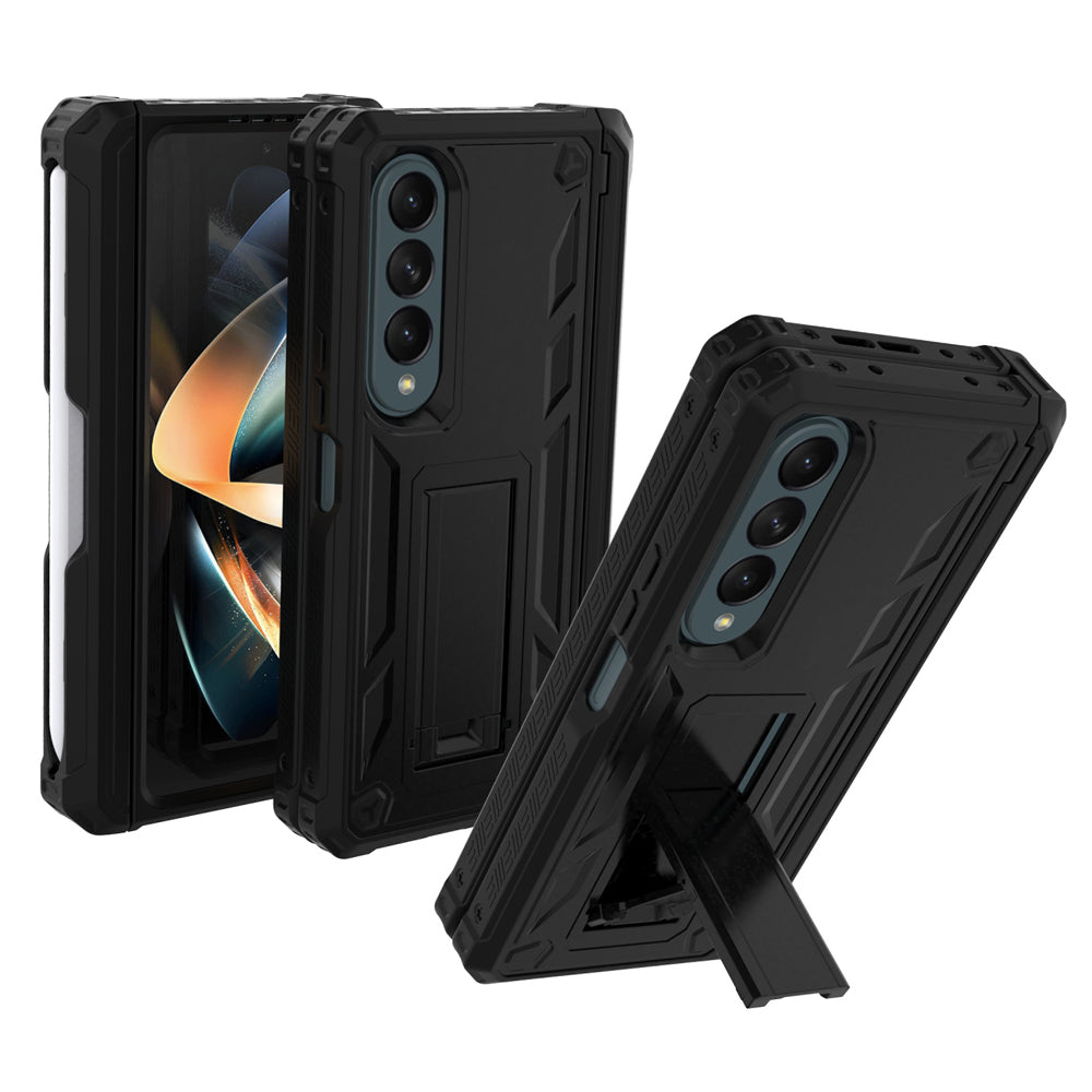 Kickstand Case for Samsung Galaxy Z Fold4 5G Anti-Drop Hard PC+TPU Phone Case Kickstand Case for Samsung Galaxy Z Fold4 5G Anti-Drop Hard PC+TPU Phone Case